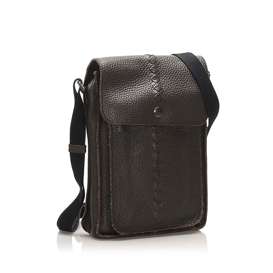 Luxury Bottega Veneta Leather Crossbody Bag (SHG-22753)