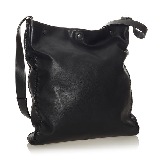 Luxury Bottega Veneta Leather Crossbody Bag (SHG-27960)