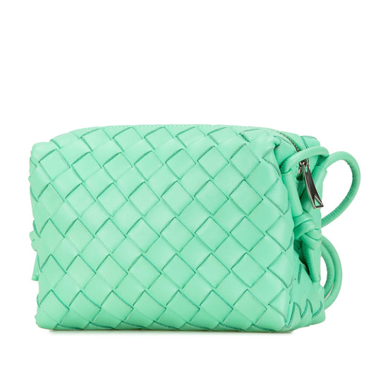 Luxury Bottega Veneta Mini Nappa Intrecciato Loop Camera Bag (SHG-H9L0I0)