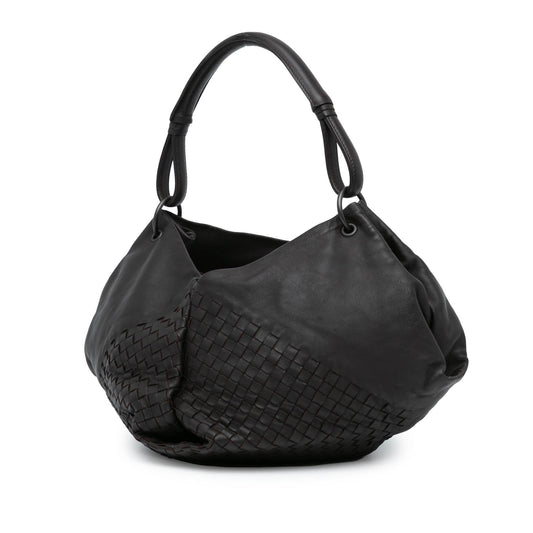 Luxury Bottega Veneta Nappa Intrecciato Aquilone Fortune Cookie Hobo (SHG-LD8FwP)