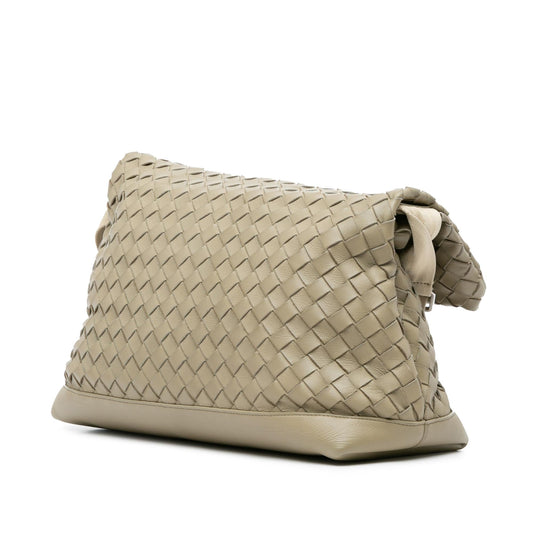 Luxury Bottega Veneta Nappa Intrecciato Fold Over Crossbody (SHG-kP4AkP)