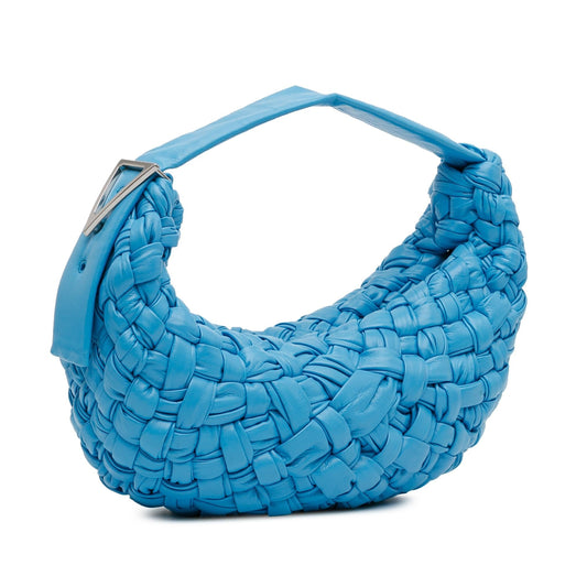 Luxury Bottega Veneta Paper Calfskin Intrecciato Banana Hobo Bag (SHG-qrjYxe)