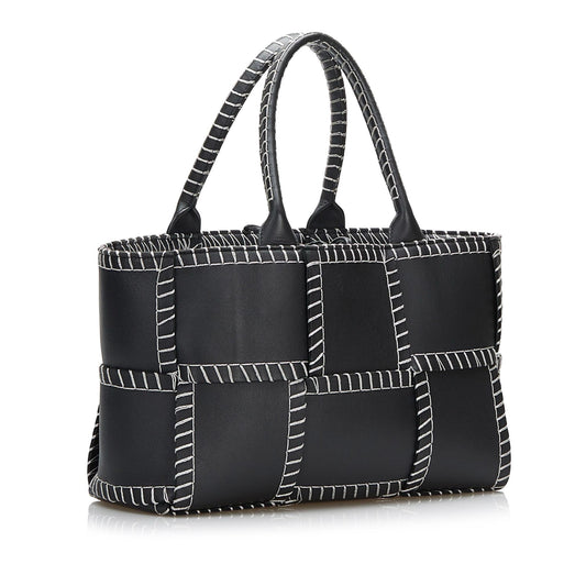 Luxury Bottega Veneta Small Intrecciato Topstitch Arco (SHG-6kjKTp)