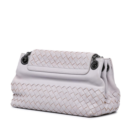 Luxury Bottega Veneta Small Madras Goatskin Intrecciato Shoulder Bag (SHG-9OJ0D7)