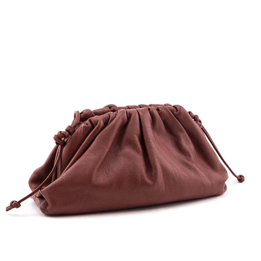 Luxury Bottega Veneta Brick Butter Calfskin The Mini Pouch Bag