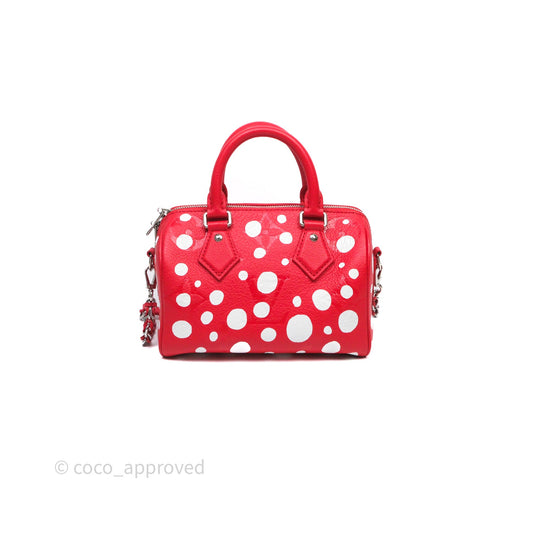 Louis Vuitton x Yayoi Kusama Speedy Bandoulière 20 Red