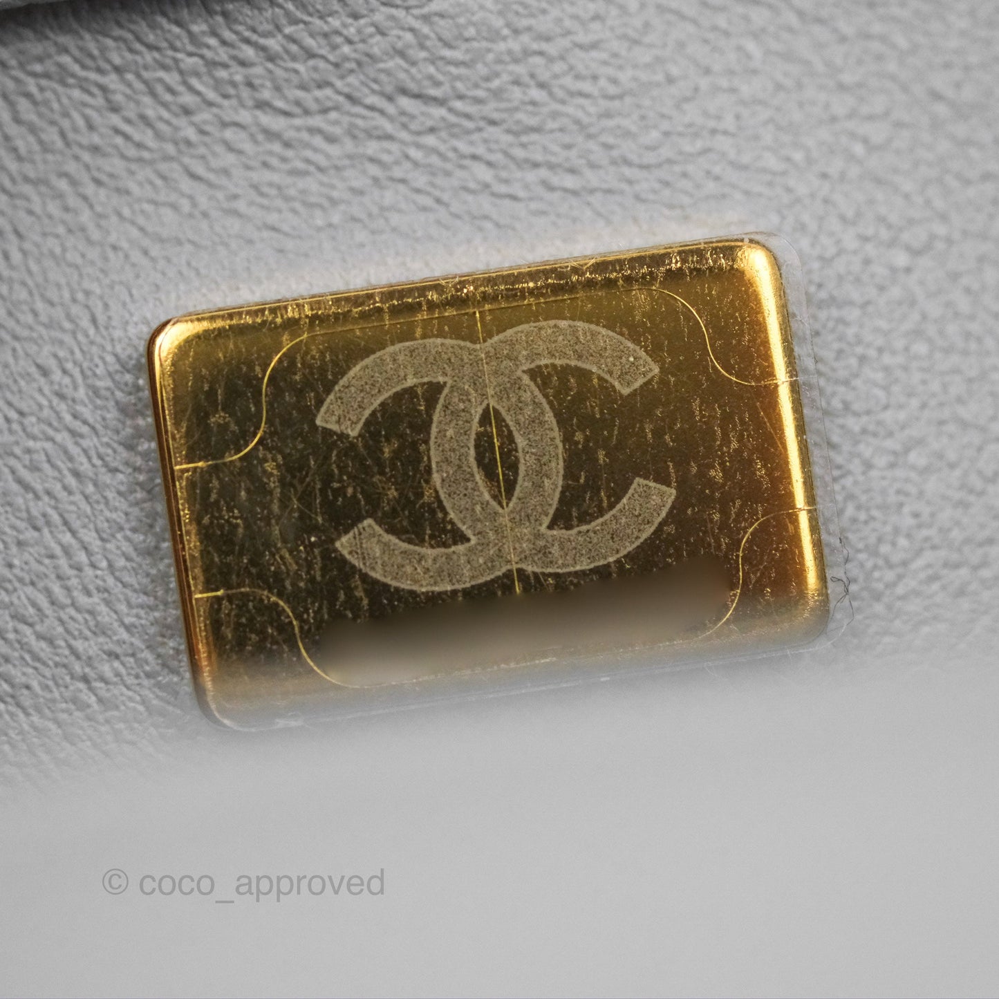 Chanel Mini Flap Bag Heart Adjustable Chain Grey Caviar Aged Gold Hardware