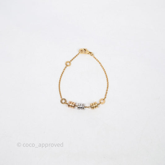 Bvlgari B.Zero1 18k Three Tone Gold Bracelet