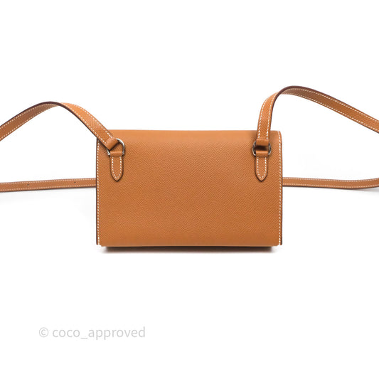 Hermès Hermesnap Wallet Epsom Gold 37 Palladium Hardware