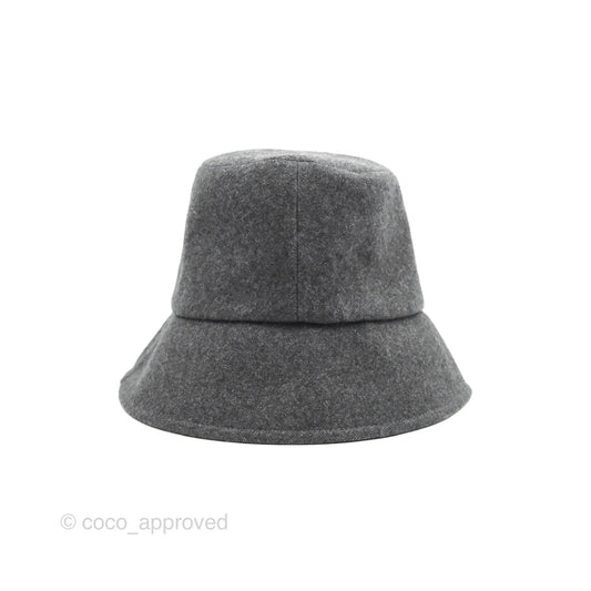 Chanel Grey Bucket Hat