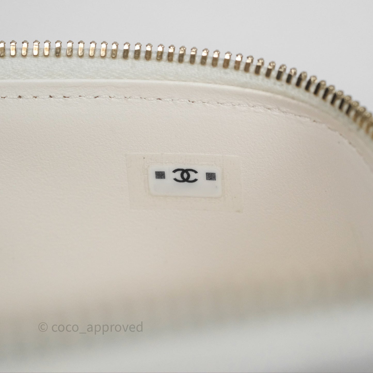 Chanel Crystals Top Handle Vanity Rectangular White Lambskin Gold Hardware
