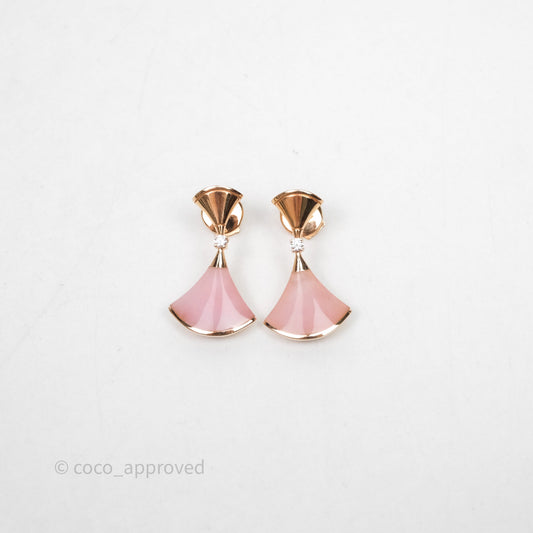 Bulgari Divas’ Dream Pink Rose Gold Diamonds Earrings