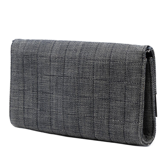 Chanel CC Choco Bar Denim Chain Flap