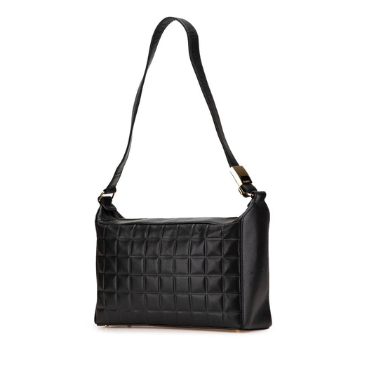Chanel CC Choco Bar Lambskin Shoulder Bag