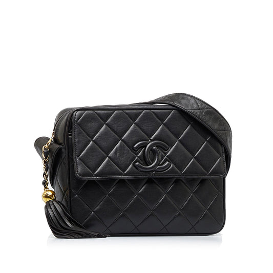 Chanel CC Matelasse Tassel Camera Bag (SHG-Emp6IH)