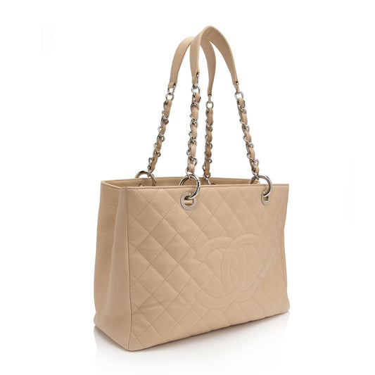Chanel Caviar Leather Grand Shopping Tote (SHF-x73usl)