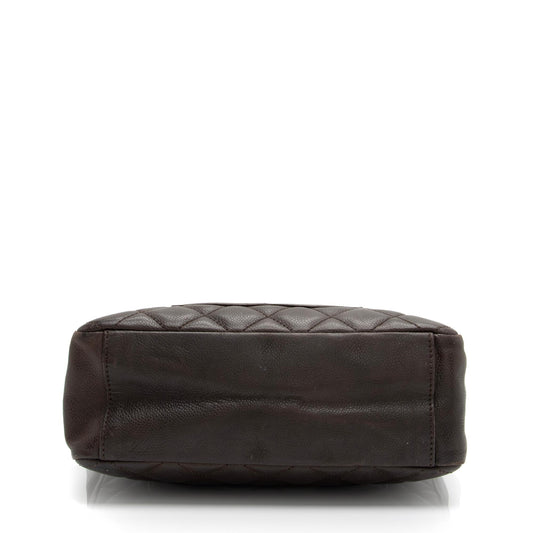 Chanel Caviar Leather Petite Shopping Tote (SHF-23458)