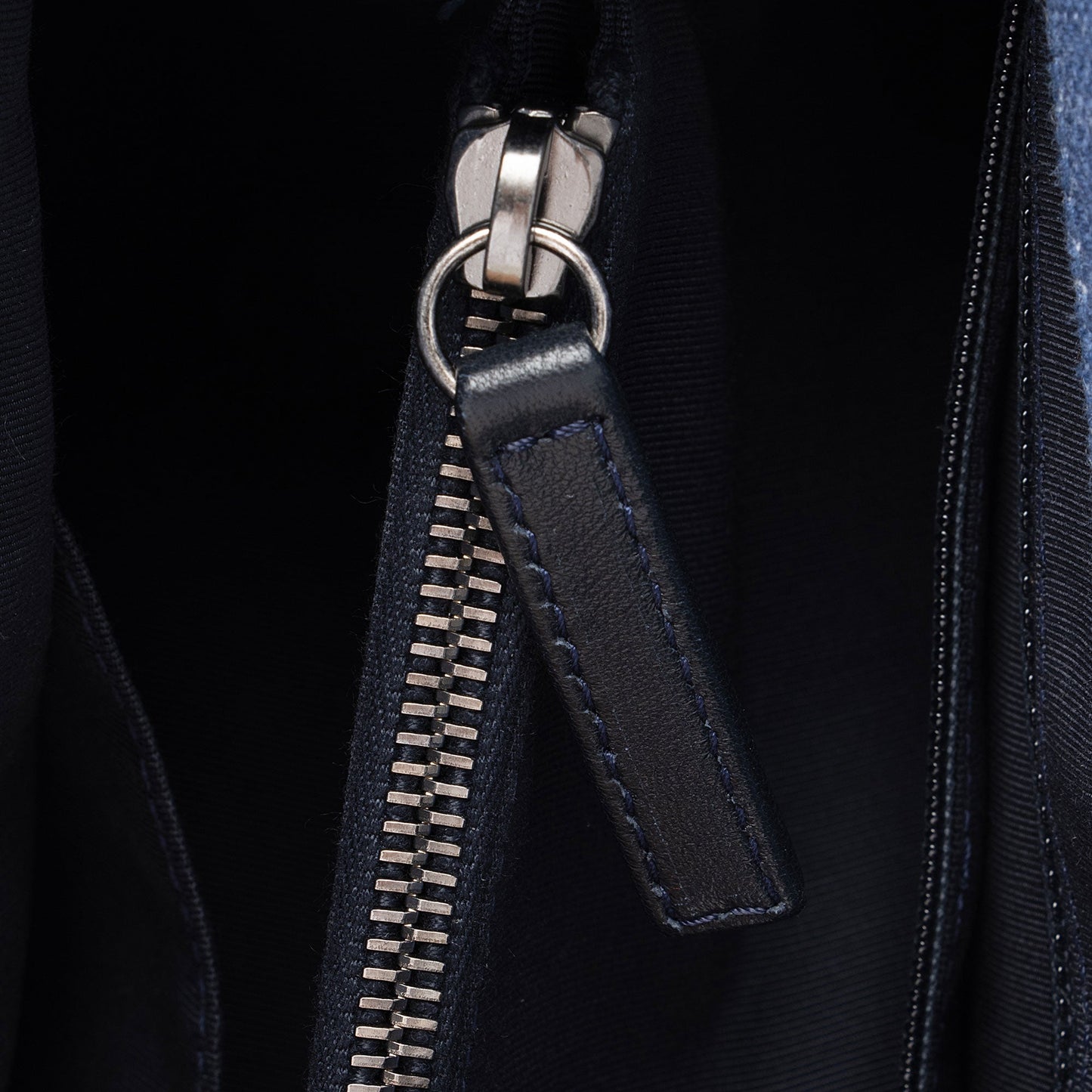 Chanel Chevron Denim Boy Tote