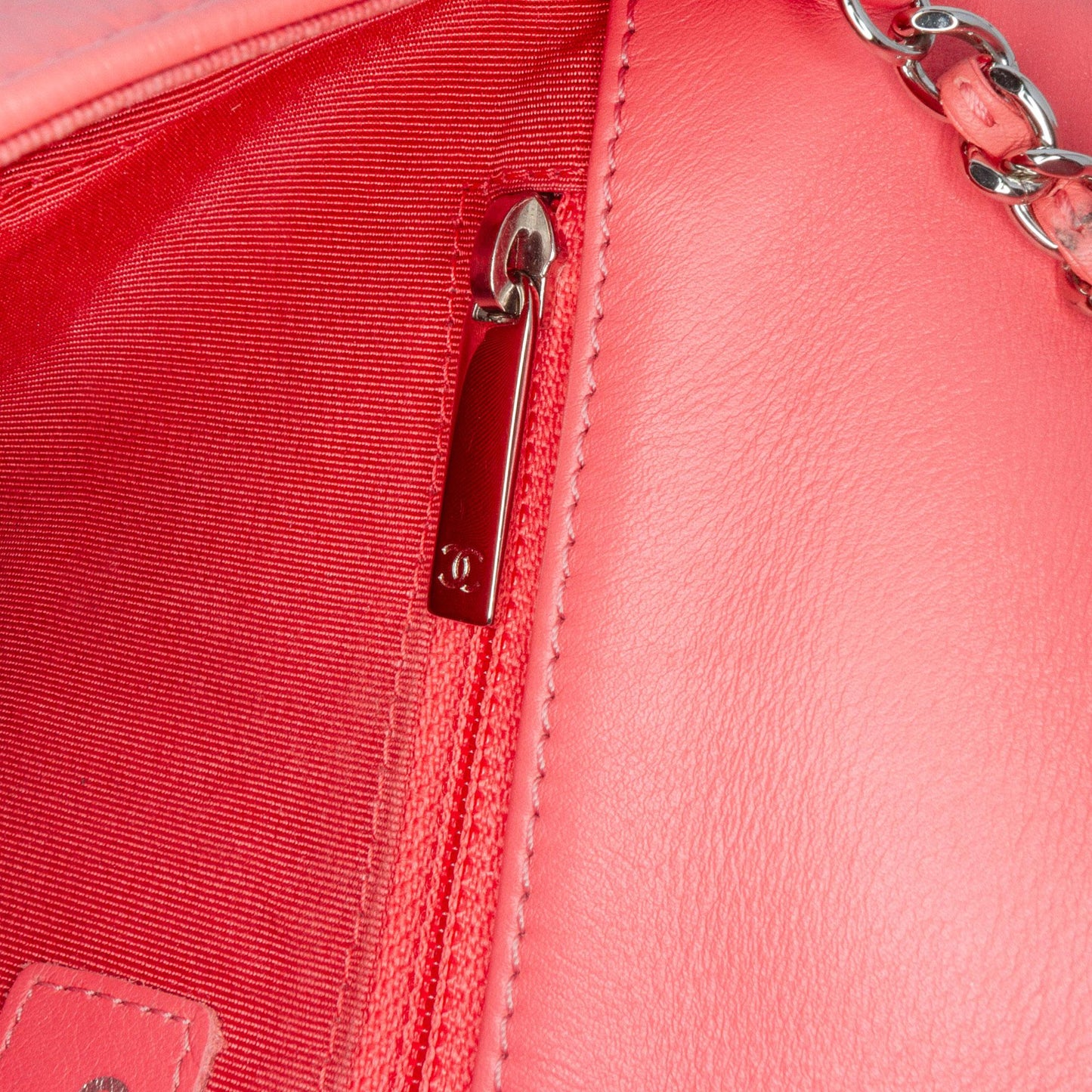 Chanel Crumpled Calfskin Bi Quilted Vintage Full Flap