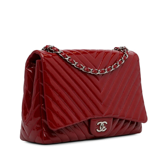 Luxury Chanel Jumbo Chevron Patent Single Flap (SHG-8b5izz)