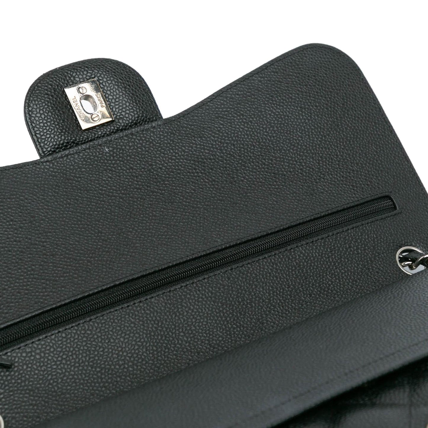 Chanel Jumbo Classic Caviar Double Flap (SHG-5svgjl)