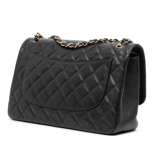 Chanel Jumbo Classic Caviar Double Flap