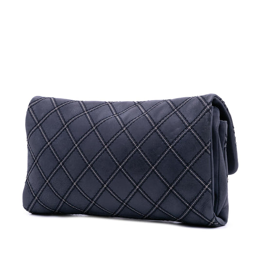 Chanel Jumbo Quilted Calfskin Triple Stitched Flap