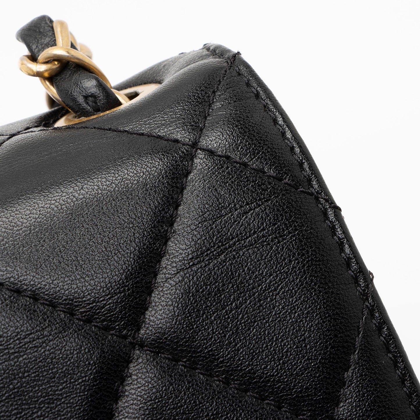 Chanel Lambskin CC Gem Chain Flap Bag