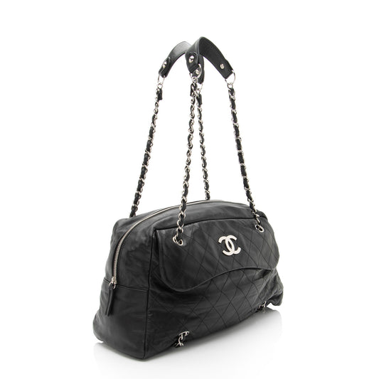 Chanel Lambskin Chain Around Flap Tote