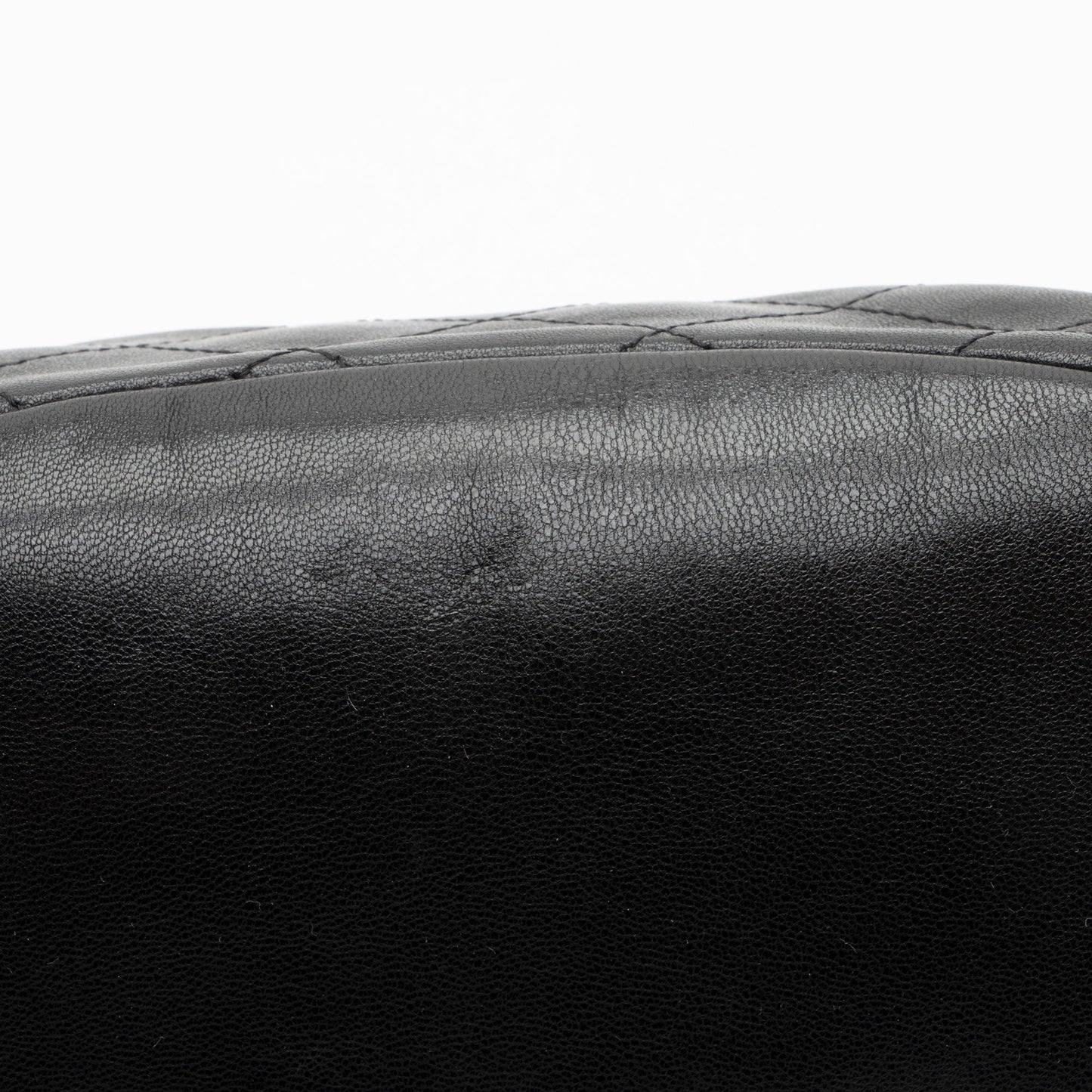 Chanel Lambskin Half Moon Wallet on Chain
