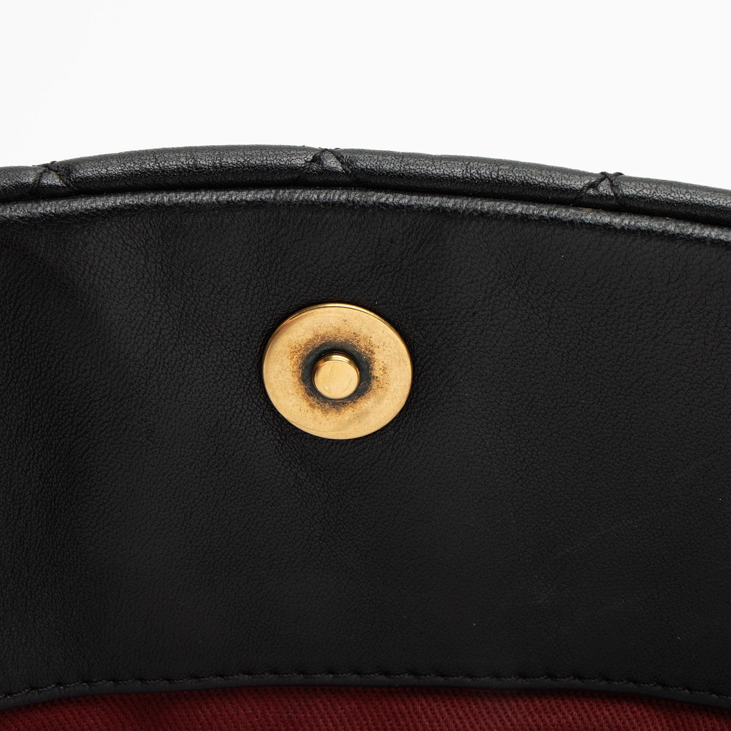 Chanel Lambskin Just Mademoiselle Large Bowler Bag (SHF-xiVMoz)