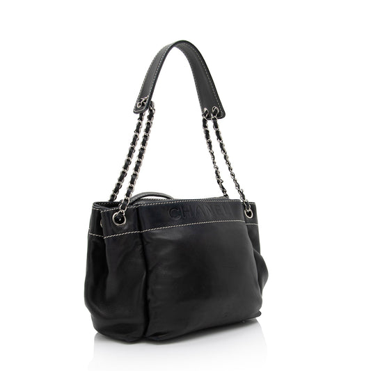 Chanel Lambskin LAX Accordion Shoulder Bag (SHF-WhynN4)