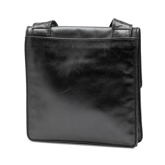 Chanel Lambskin Logo Messenger Bag