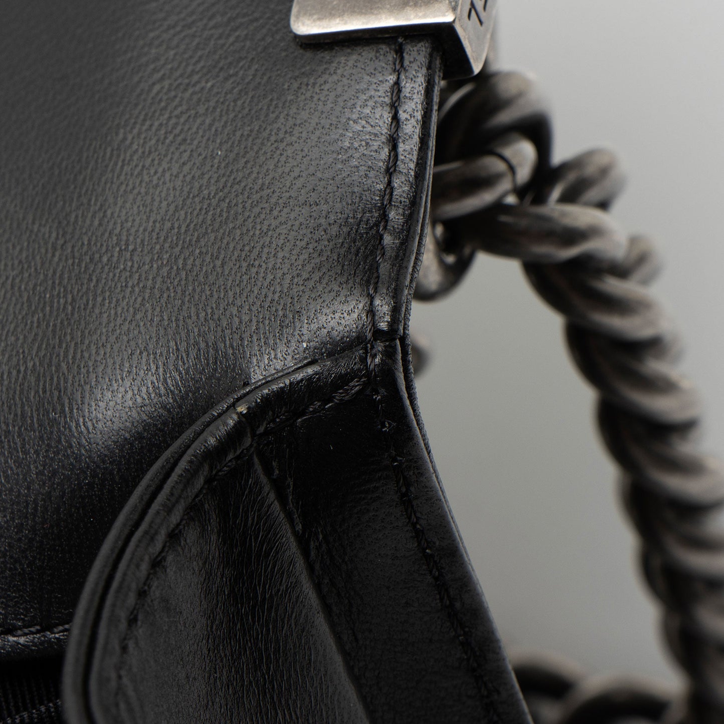 Chanel Lambskin Old Medium Boy Bag