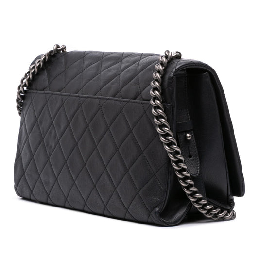 Chanel Large Quilted Goatskin City Rock Flap