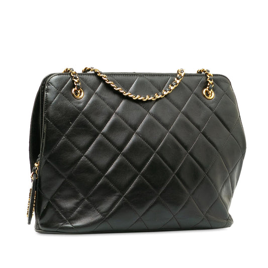 Chanel Matelasse Lambskin Leather Shoulder Bag (SHG-pt26br)