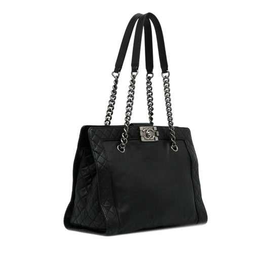 Chanel Medium Calfskin Boy Reverso Shopping Tote