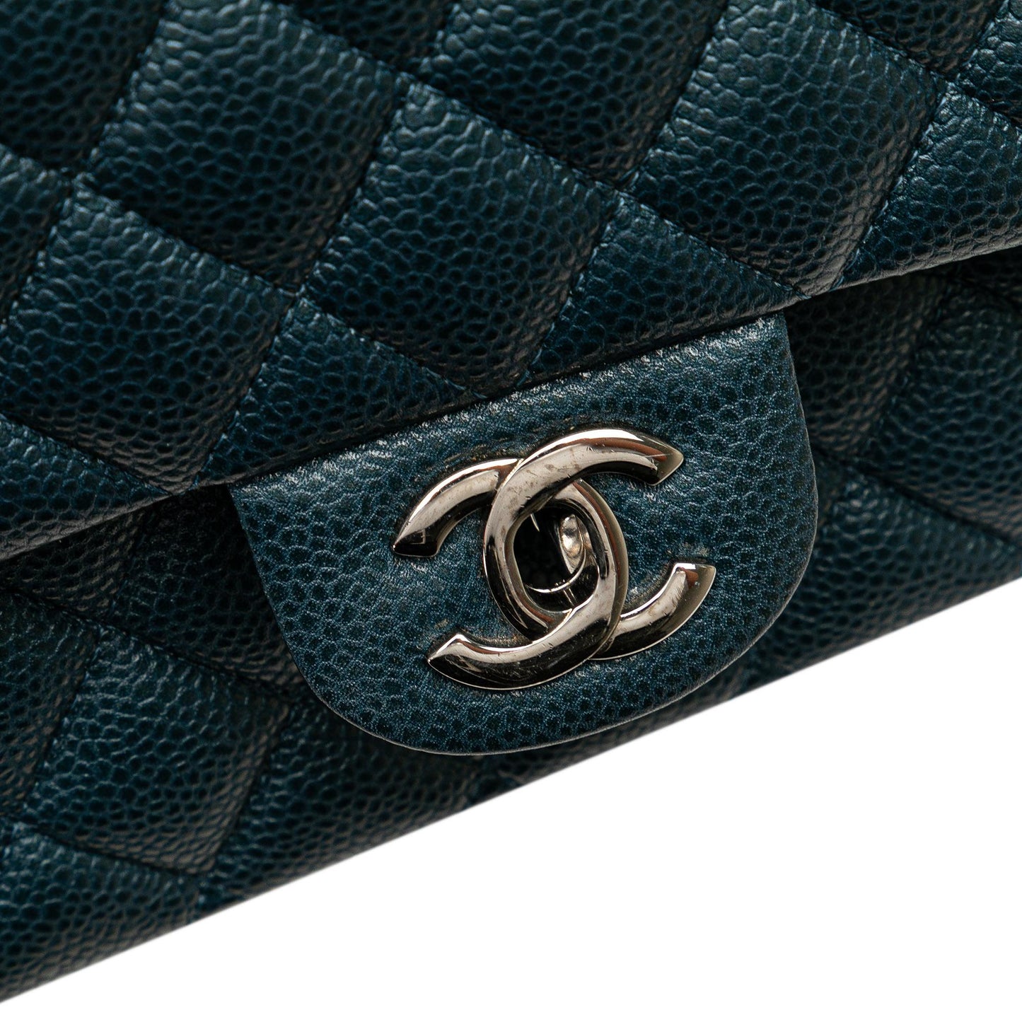 Chanel Medium Classic Caviar Double Flap (SHG-GyoJMX)