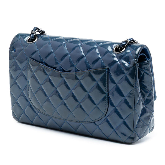 Chanel Medium Classic Patent Double Flap
