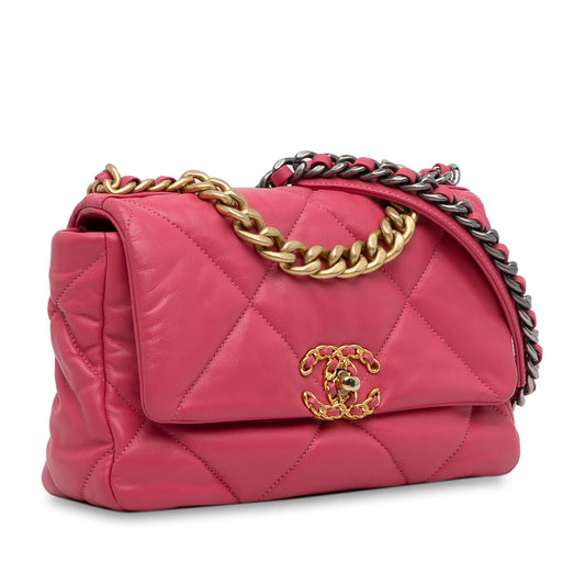 Chanel Medium Lambskin 19 Flap