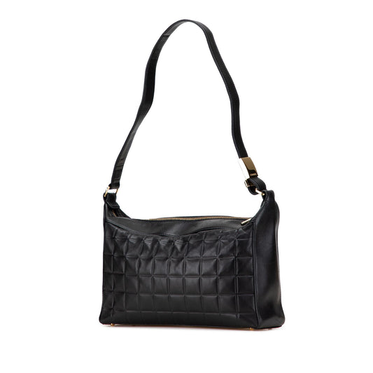 Chanel Medium Lambskin Chocolate Bar Shoulder Bag