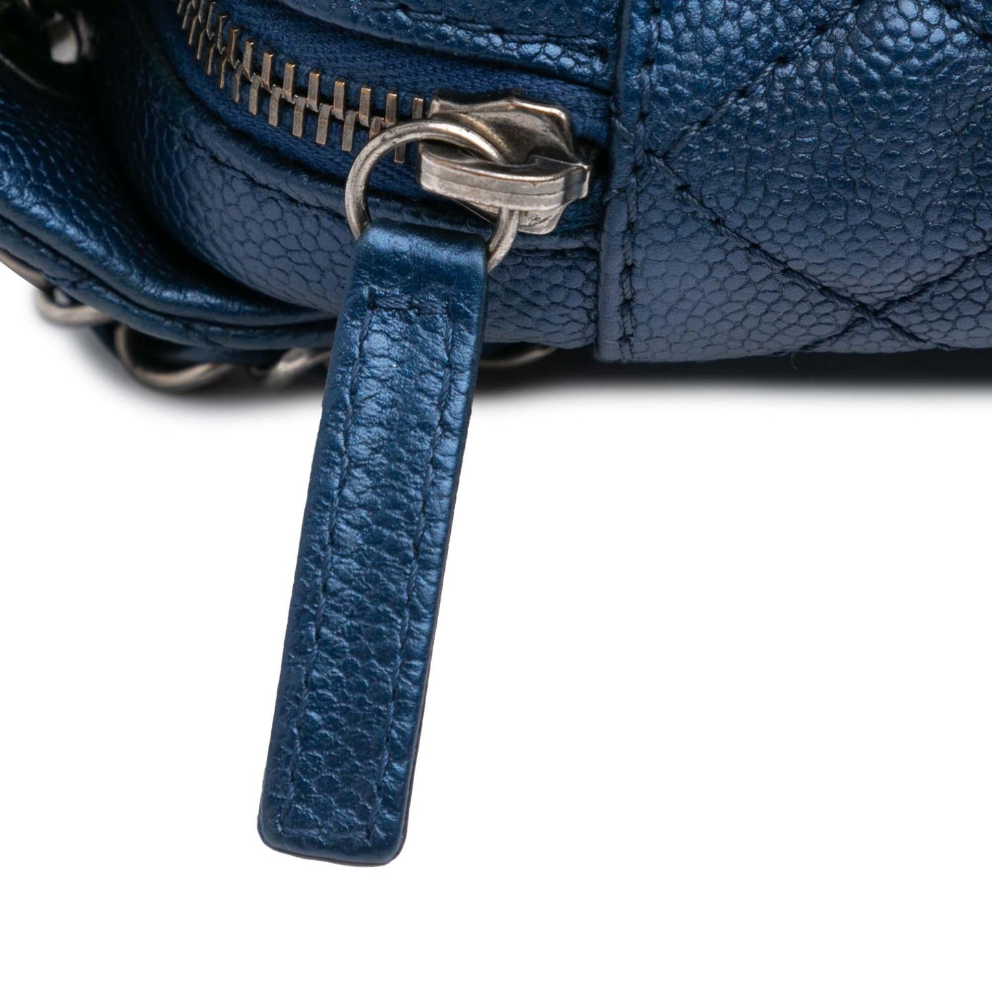 Chanel Medium Quilted Iridescent Caviar Easy Flap