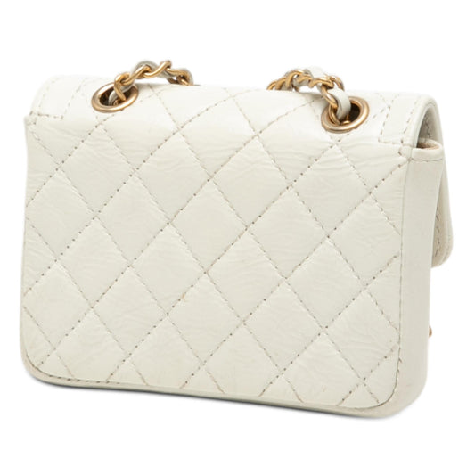 Chanel Mini CC Shiny Aged Calfskin Waist Bag