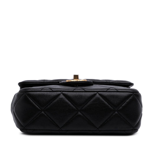 Chanel Mini Quilted Lambskin Bijoux Logo Chain Square Flap