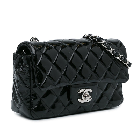 Luxury Chanel Mini Rectangular Classic Patent Single Flap (SHG-H2RONy)