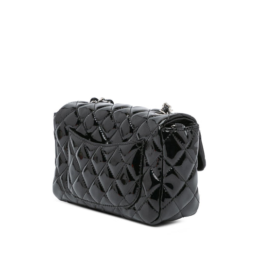 Chanel Mini Rectangular Classic Patent Single Flap