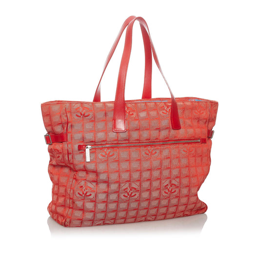 Chanel New Travel Line Nylon Tote Bag (SHG-29519)