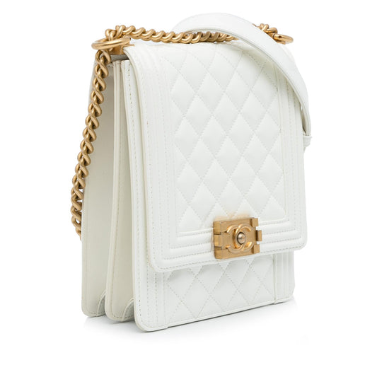 Chanel North South Boy Flap (SHG-sNk1nD)