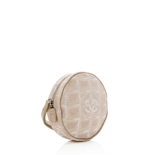 Chanel Nylon Travel Ligne Round Wristlet - FINAL SALE (SHF-16835)