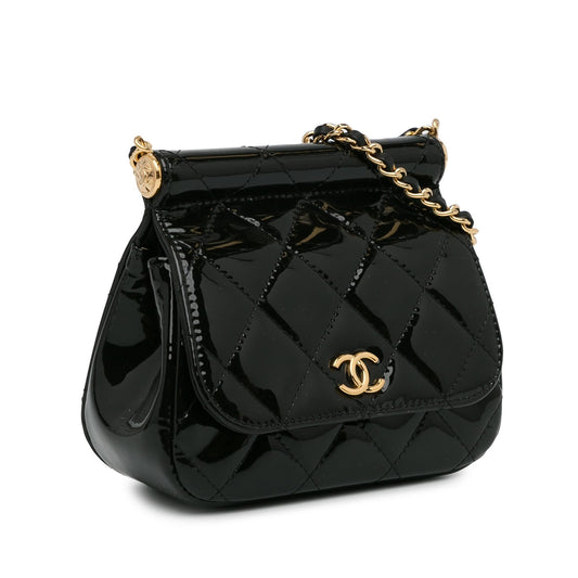 Luxury Chanel Patent Frame Clutch Flap with Chain (SHG-kmbz5Y)